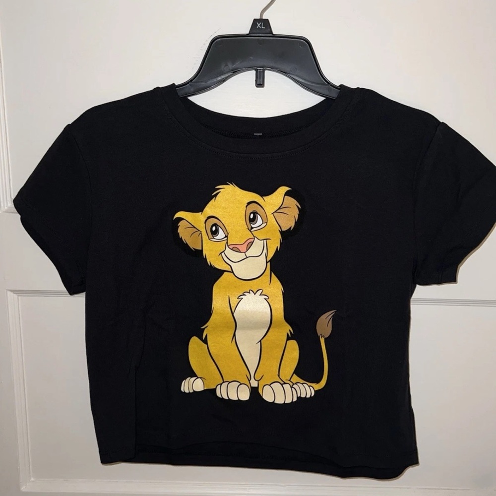 Disney Lion King Simba Crop Tee - Junior Medium